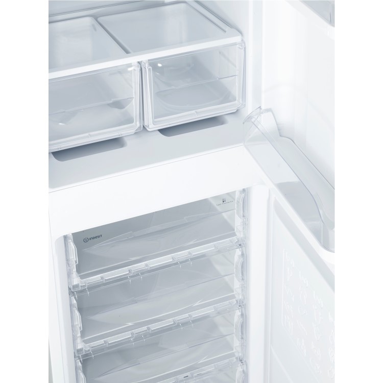 Indesit 235 Litre 50/50 Freestanding Fridge Freezer - Silver