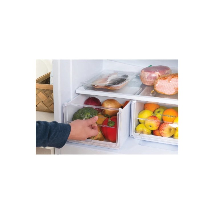 Indesit 235 Litre 50/50 Freestanding Fridge Freezer - White