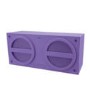 iHome Bluetooth Rechargeable Mini Speaker in Rubberised Finish PURPLE