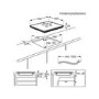 Refurbished AEG 3000 Series IBX64200CB 60cm 4 Zones Induction Hob Black