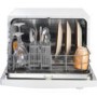 GRADE A2 - Indesit ICD661 6 Place Freestanding Compact Table Top Dishwasher White
