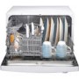 GRADE A2 - Indesit ICD661 6 Place Freestanding Compact Table Top Dishwasher White