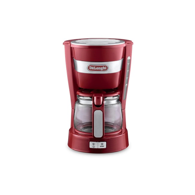 DeLonghi ICM14011.R Active Line Filter Coffee Machine Red
