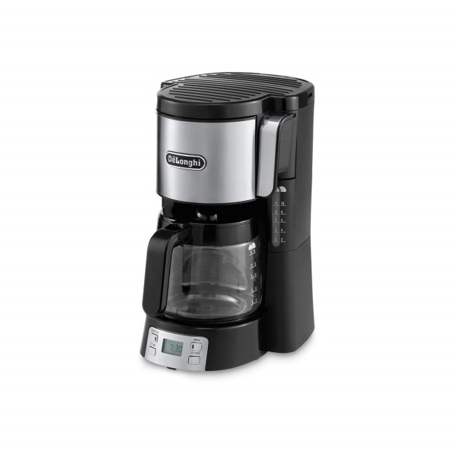 De Longhi Delonghi Front Loading Filter Coffee Maker 10-15 Cup Capacity Digital with Timer ICM15250 1.3 L 1000 W - Black