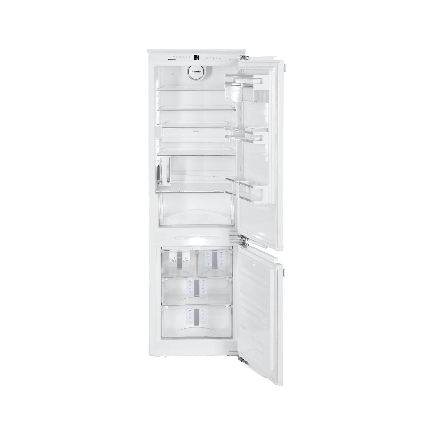 Refurbished Liebherr ICN3386 BioCool Integrated 248 Litre 60/40 Frost Free Fridge Freezer With Soft-