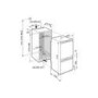 Liebherr 256 Litre 80/20 Integrated Fridge Freezer