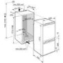 Liebherr ICUN3314 Comfort 178x55cm A++ NoFrost 70-30 Door-on-door Integrated Fridge Freezer