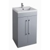 Grey Free Standing Bathroom Vanity Unit - Without Basin - W500 x H820mm
