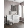 White Back to Wall WC Unit - W500 x H815mm