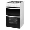 GRADE A2 - Indesit ID5G00KMW 50cm Double Cavity Gas Cooker - White