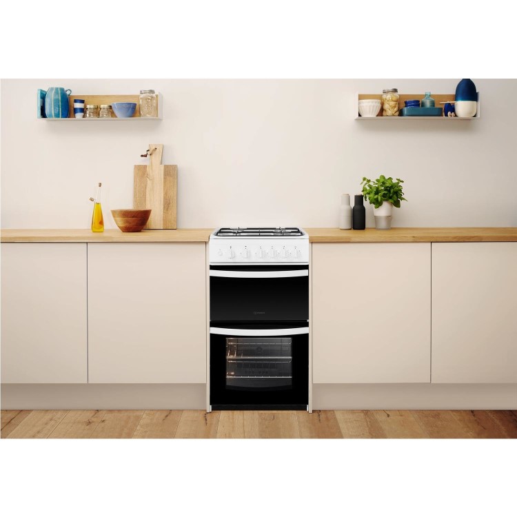 Indesit 50cm Gas Cooker - White