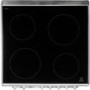 Indesit ID60C2XS 60cm Double Oven Electric Cooker With Ceramic Hob - Stainless Steel