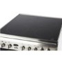 Indesit ID60C2XS 60cm Double Oven Electric Cooker With Ceramic Hob - Stainless Steel