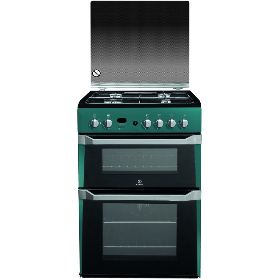 Indesit ID60G2N 60cm Double Oven Gas Cooker Appliances Direct