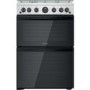 Indesit 60cm Gas Cooker - Stainless Steel