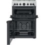 Indesit 60cm Gas Cooker - Stainless Steel