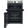 Refurbished Indesit ID67V9HCX 60cm Double Oven Electric Cooker Stainless Steel