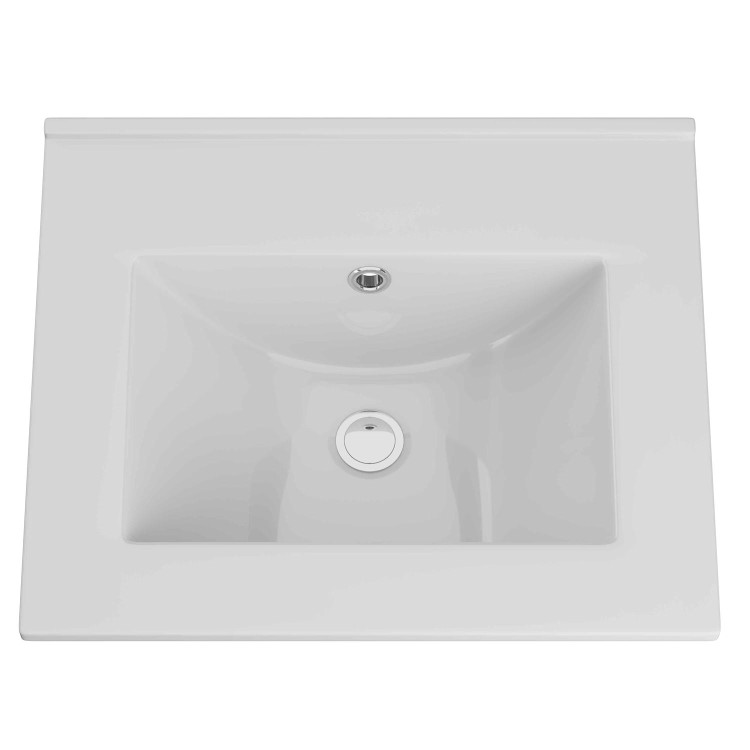 Moderno Thin Edge Vanity Unit Sink - 500mm Wide