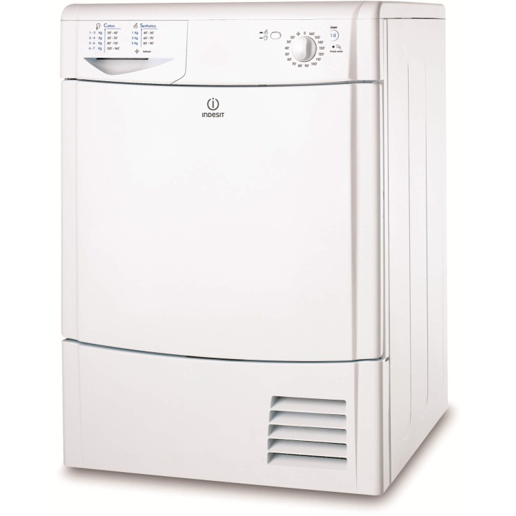 Indesit IDC85 Freestanding Condenser Tumble Dryer - White