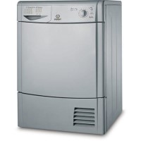 GRADE A3 - INDESIT IDC8T3BS EcoTime 8kg Freestanding Condenser Tumble Dryer - Silver
