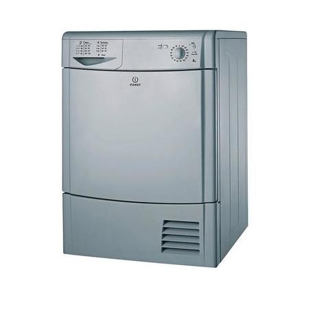 GRADE A3 - Indesit IDC8T3BS 8kg Freestanding Condenser Tumble Dryer - Silver
