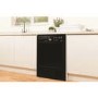 Refurbished Indesit EcoTime IDCE8450BKH Freestanding Condenser 8KG Tumble Dryer Black
