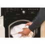 Refurbished Indesit EcoTime IDCE8450BKH Freestanding Condenser 8KG Tumble Dryer Black