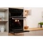 GRADE A2 - Indesit IDD6340BL Aria Electric Built In Double Oven - Black