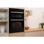 GRADE A2 - Indesit IDD6340BL Aria Electric Built In Double Oven - Black