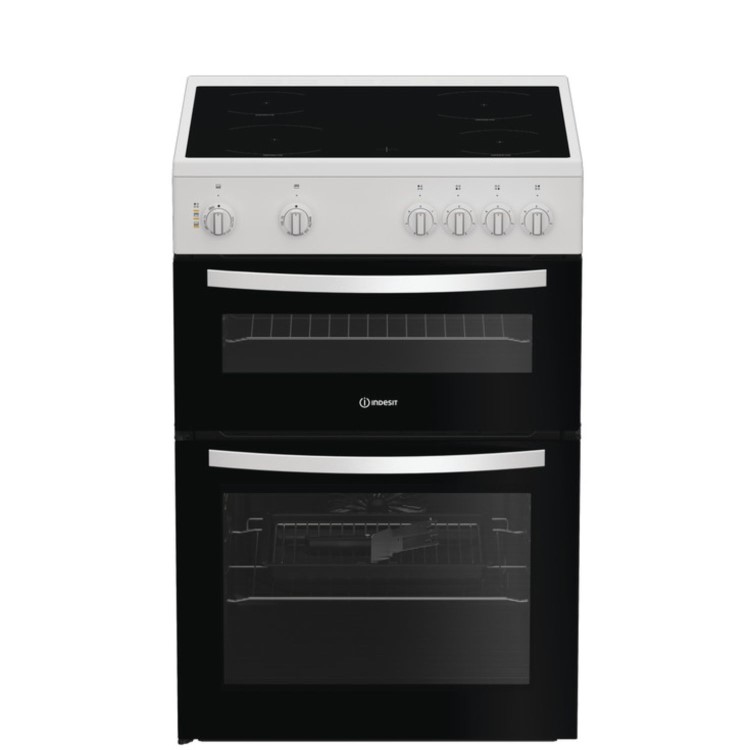 Indesit 60cm Electric Cooker - White