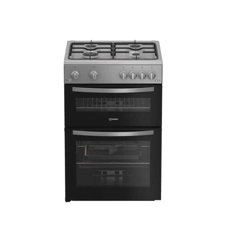 Indesit 60cm Gas Cooker - Silver