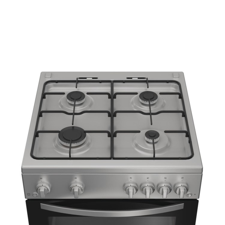 Indesit 60cm Gas Cooker - Silver