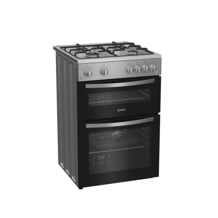 Indesit 60cm Gas Cooker - Silver