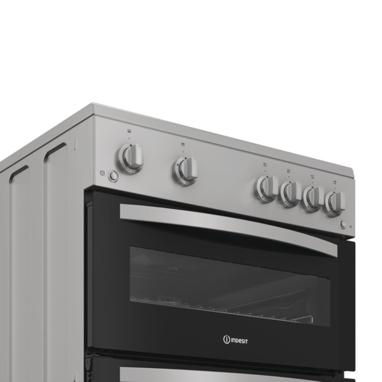 Indesit 60cm Gas Cooker - Silver