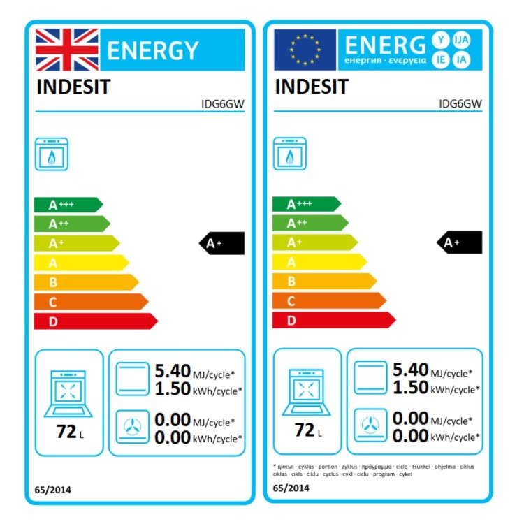 Indesit 60cm Gas Cooker - White