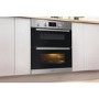 Refurbished Indesit Aria IDU6340IX 60cm Double Built Under Electric Oven Stainless Steel