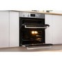 Refurbished Indesit Aria IDU6340IX 60cm Double Built Under Electric Oven Stainless Steel