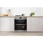 GRADE A2 - Indesit IDU6340IX Aria Electric Built Under Double Oven - Stainless Steel