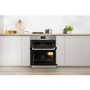 GRADE A2 - Indesit IDU6340IX Aria Electric Built Under Double Oven - Stainless Steel