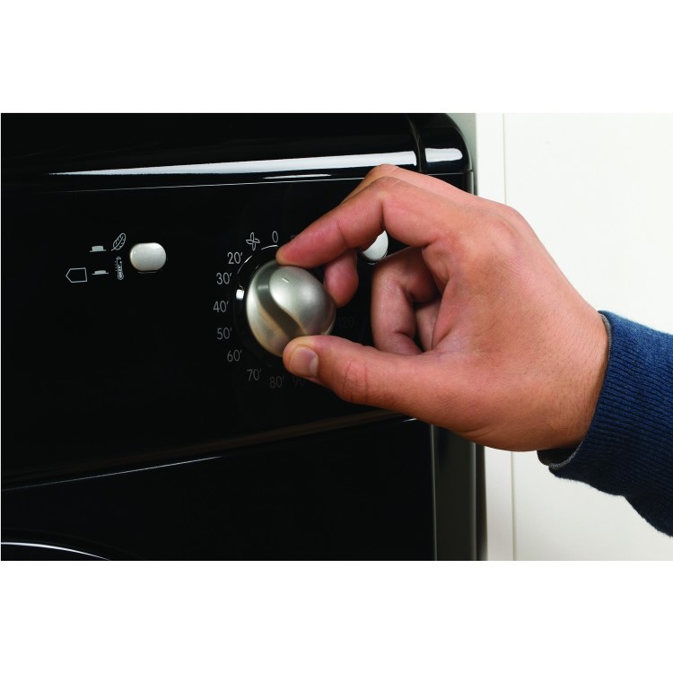 Indesit IDV75BK 7kg Freestanding Vented Tumble Dryer - Black