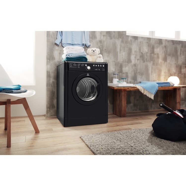 Indesit IDVL75BRK9 7kg Freestanding Vented Tumble Dryer - Black