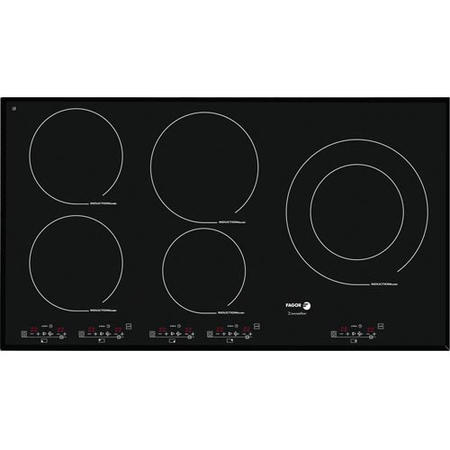 Fagor IF-900BS Five Zone 90cm Induction Hob in Black