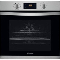 Refurbished Indesit Aria IFW3841PIX 60cm Single Built In Electric Oven Stainless Steel
