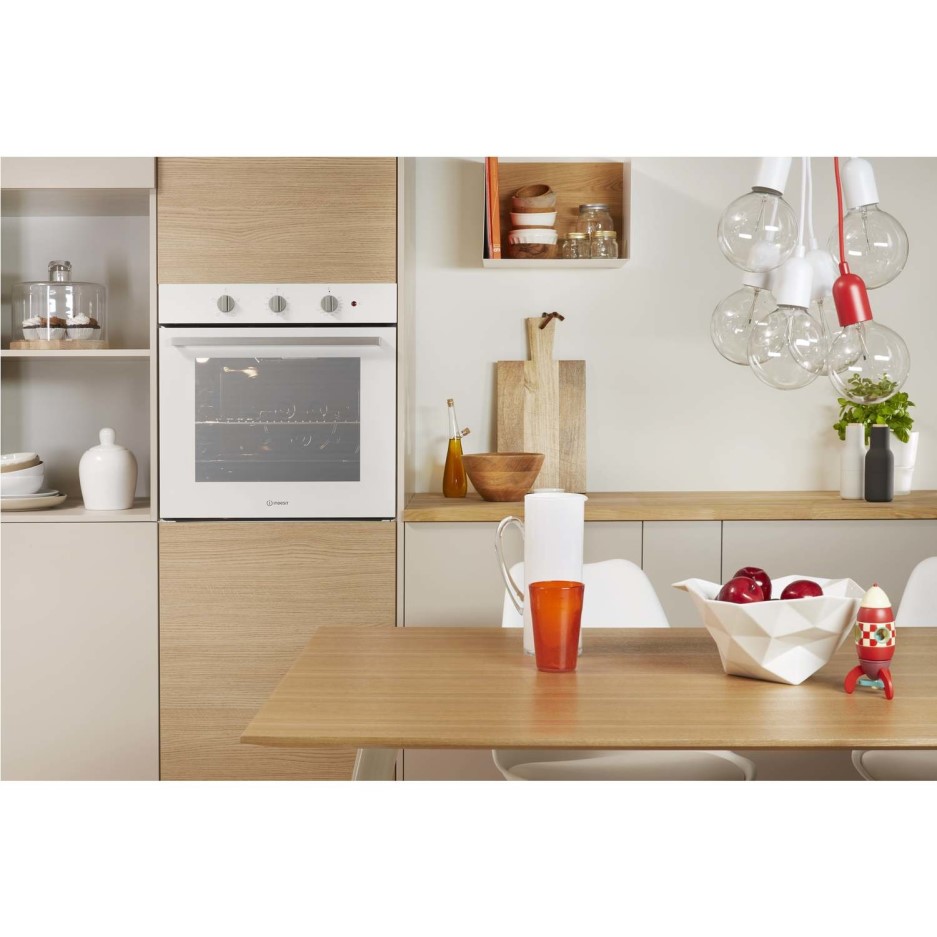 Indesit IFW6230WHUK Four Function Electric Builtin Single Oven White