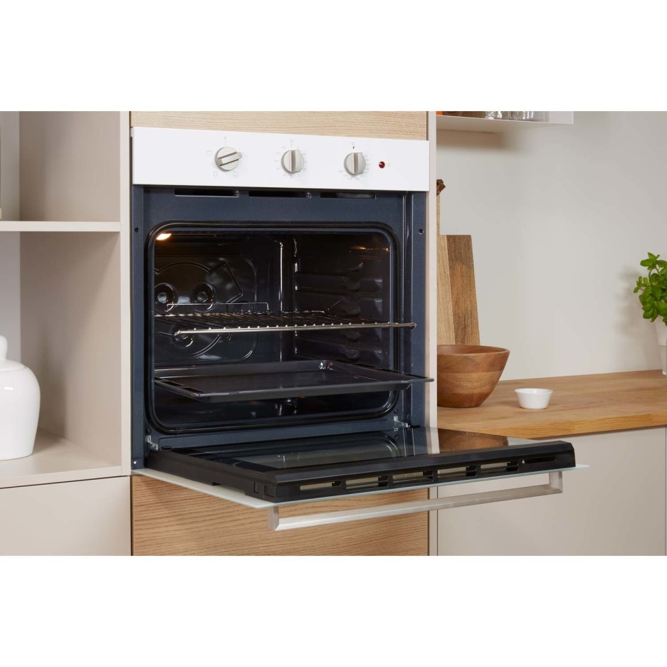 Indesit IFW6230WHUK Four Function Electric Builtin Single Oven White Appliances Direct