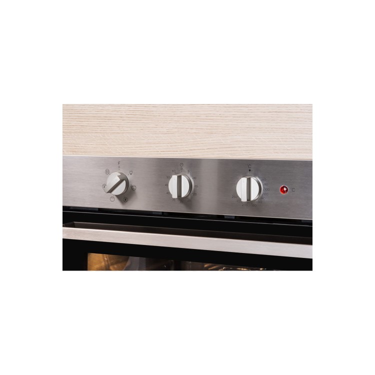 Refurbished Indesit Aria IFW6330IX 60cm Single Built In Electric Oven Stainless Steel