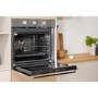 Refurbished Indesit Aria IFW6330IX 60cm Single Built In Electric Oven Stainless Steel