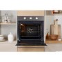 Refurbished Indesit Aria IFW6330IX 60cm Single Built In Electric Oven Stainless Steel
