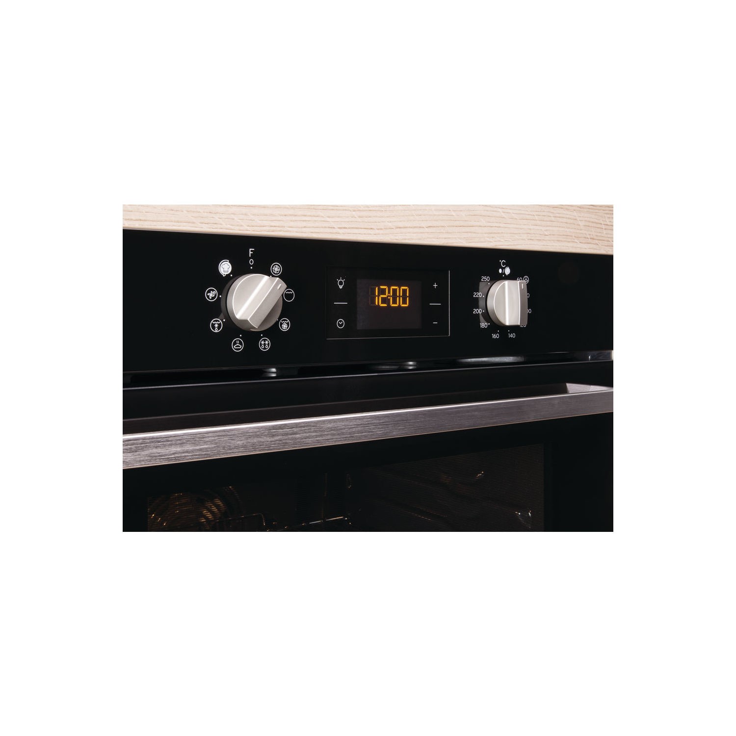 Indesit IFW6340BL Eight Function Electric Builtin Single Oven Black