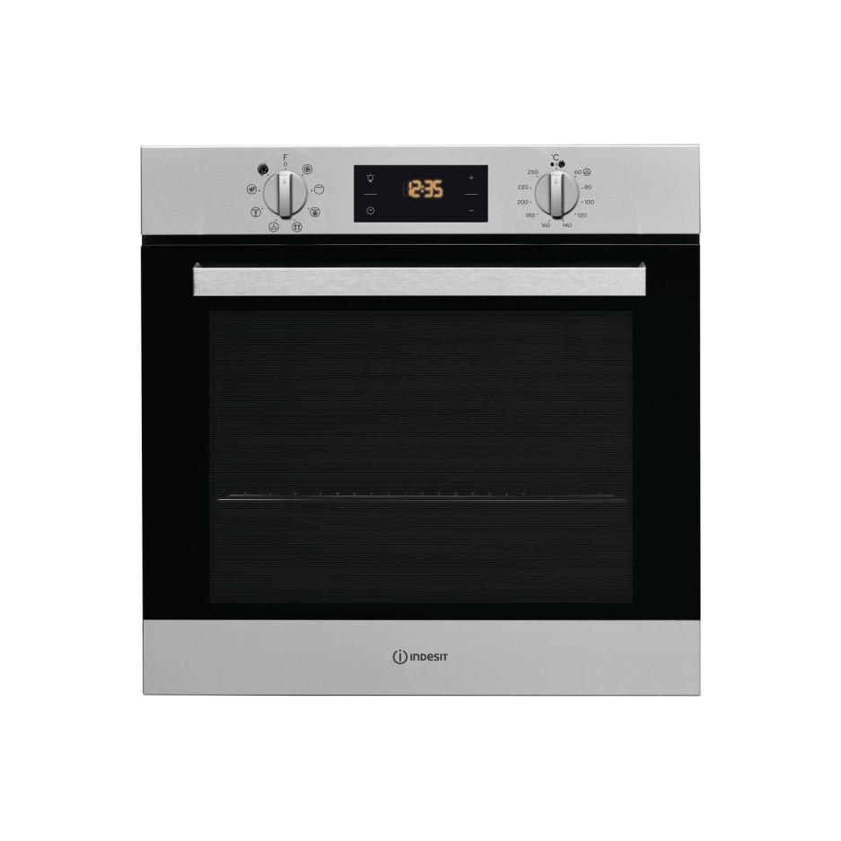 Indesit IFW6340IX Builtin Electric Single Oven Stainless Steel